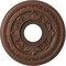 Ekena Millwork Baltimore PVC Medallion (Canopies up to 5 1/4"), 13"OD x 3 1/2"ID x 3/4"P, Metallic Rust CMP13BADRU - alternate 1